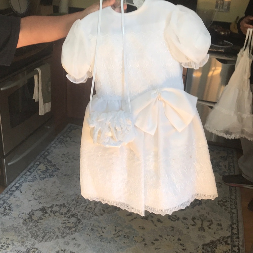 Vintage Communion Dress Vintage size 7 Kids